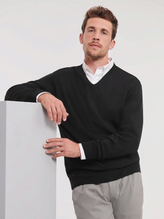 V-Neck Knitted Pullover