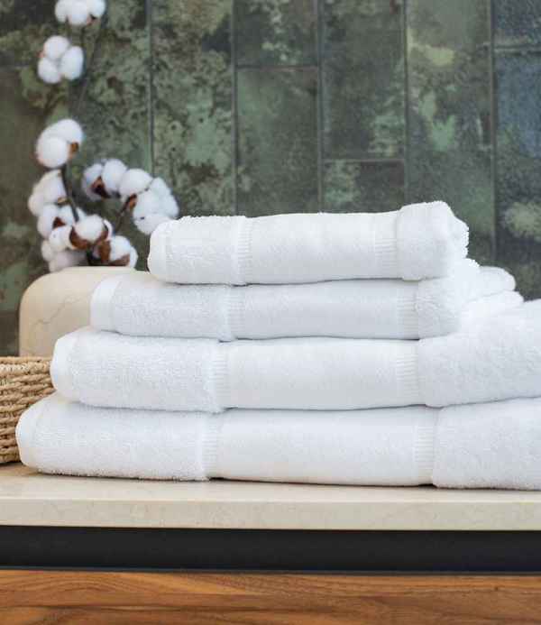 Towel City Organic Printable Border Bath Towel