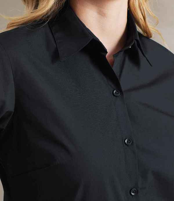 Premier Ladies Supreme Short Sleeve Poplin Shirt