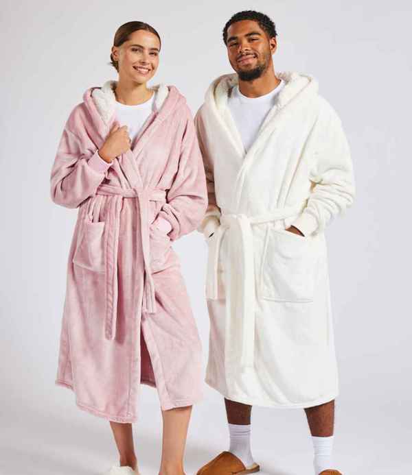 Brand Lab Unisex Hooded Cuffed Robe