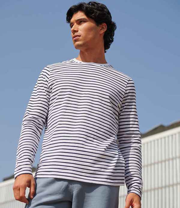 SF Clothing Unisex Long Sleeve Striped T-Shirt