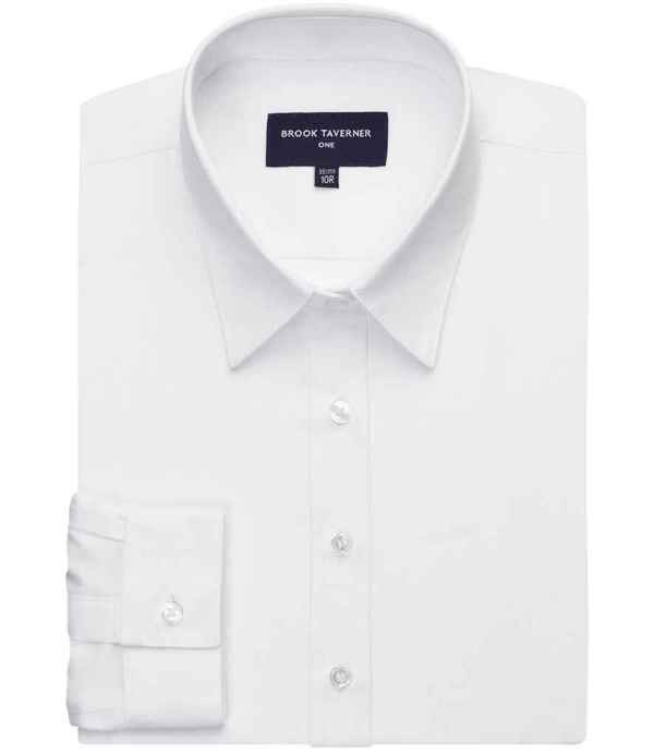 Brook Taverner Ladies Selene Long Sleeve Poplin Shirt