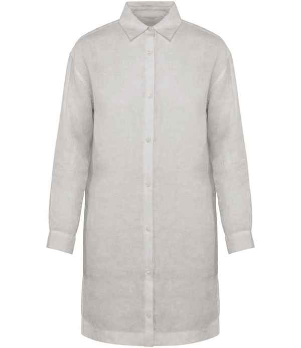 Spasso Ladies Linen Dress Shirt