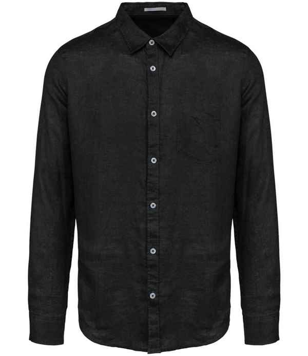 Spasso Long Sleeve Linen Shirt