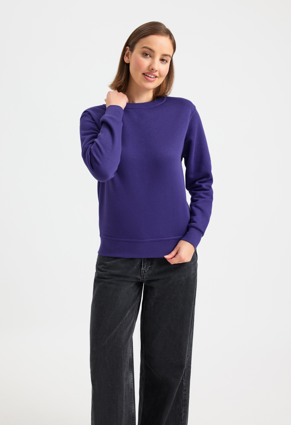 Ladies Deluxe Crew Neck Sweatshirt