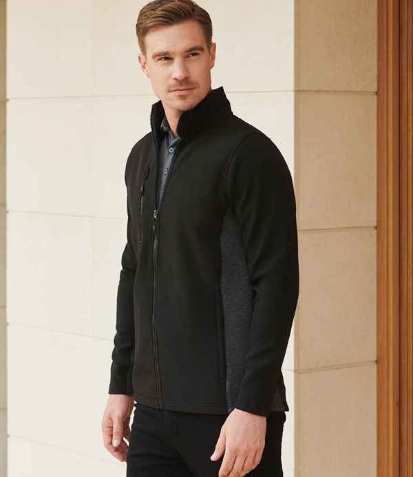 Henbury Unisex Contrast Soft Shell Jacket