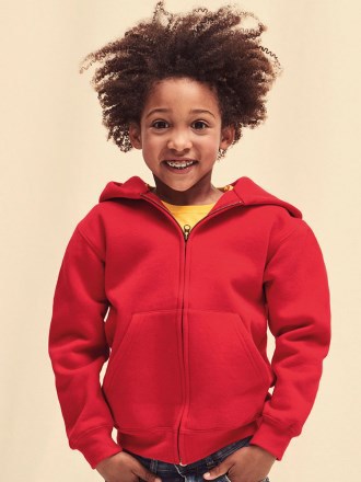 Kids Hooded Sweat Jkt 70/30