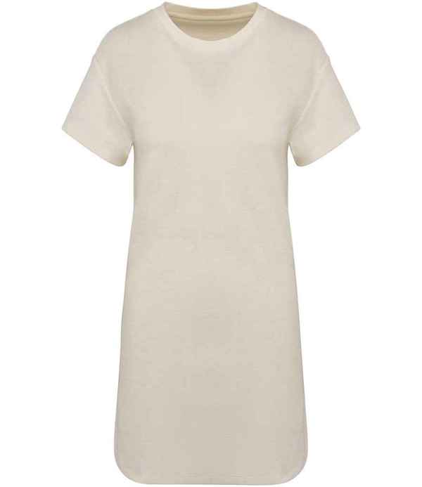 Native Spirit Ladies Terry Towel Dropped Shoulder T-Shirt Dress