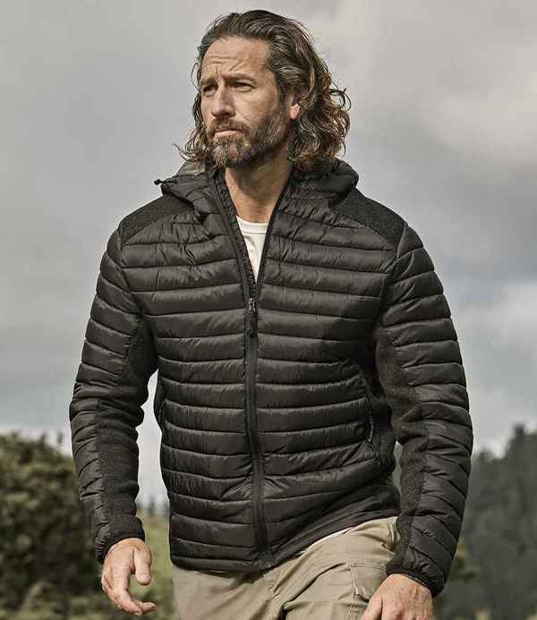 Tee Jays Crossover Hooded Padded Outdoor Jacket
