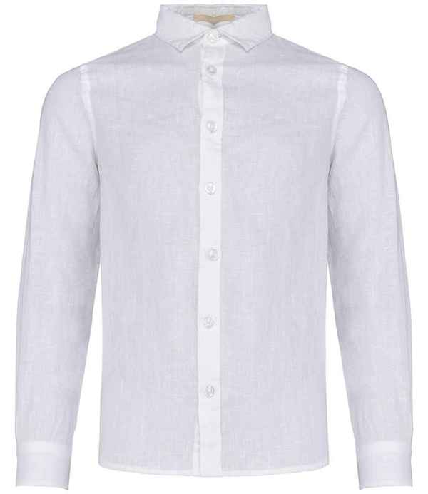Spasso Kids Long Sleeve Linen Shirt