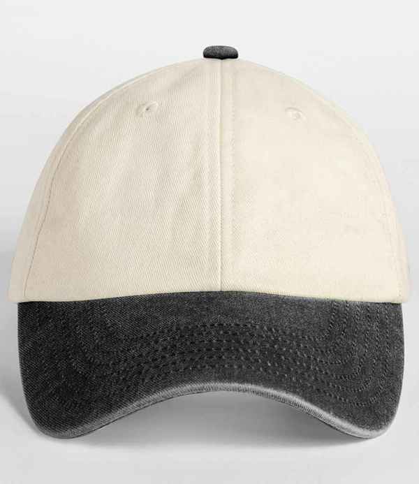 Beechfield Contrast Peak Low Profile Vintage Cap