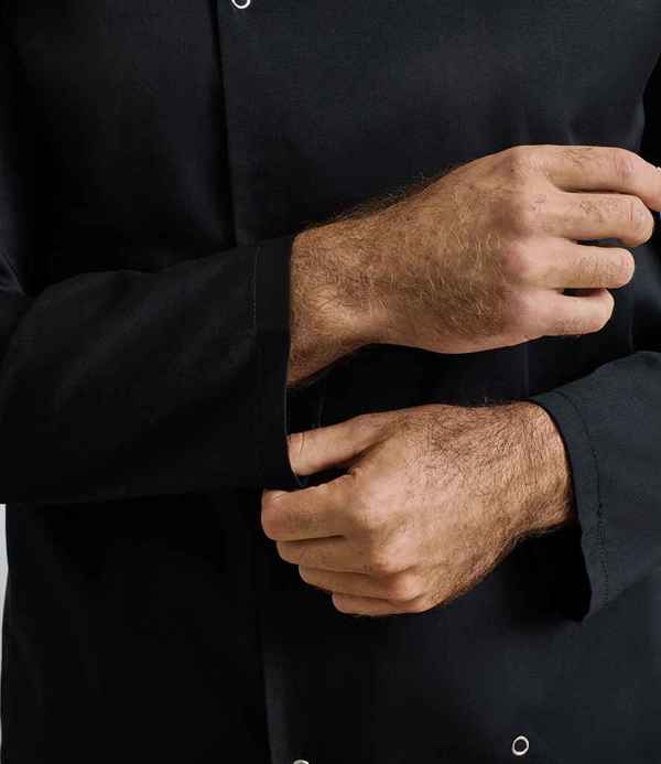 Premier Unisex Long Sleeve Stud Front Chef's Jacket