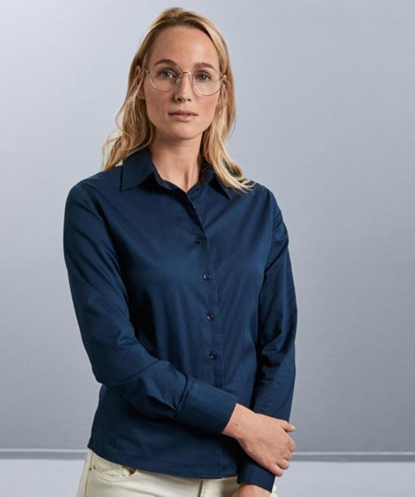 Ladies L/S Twill Casual Shirt