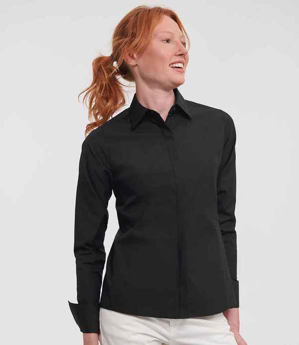 Russell Athletic Collection Ladies Ultimate Stretch Shirt