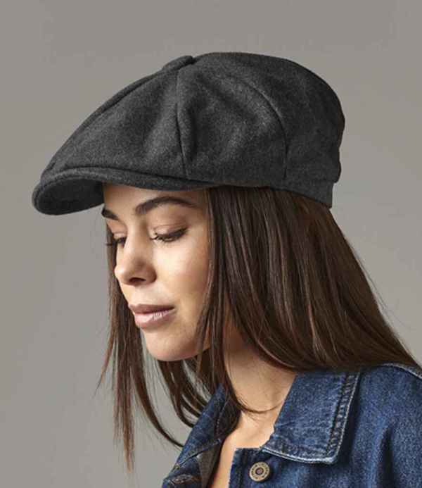 Beechfield Melton Wool Baker Boy Cap
