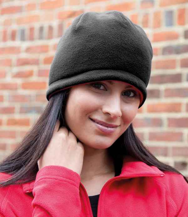 Result Reversible Fleece Skull Hat