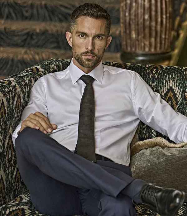 Tee Jays Luxury Slim Fit Long Sleeve Oxford Shirt