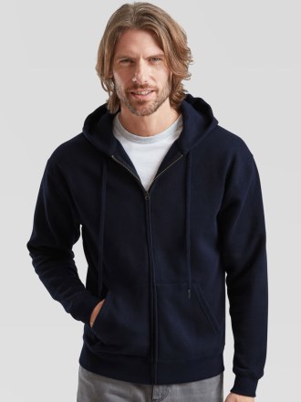 Zip Through Hooded Sweatshirt