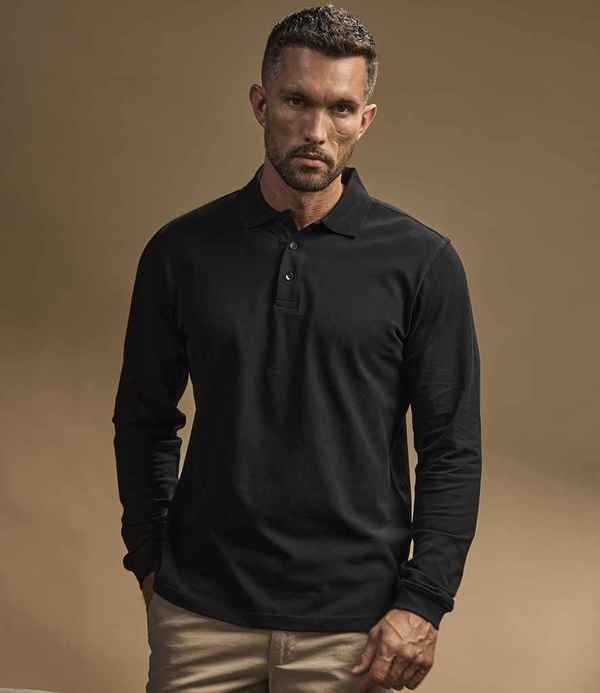 Tee Jays Luxury Stretch Long Sleeve Polo Shirt