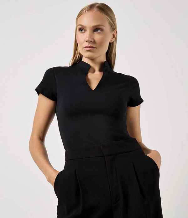 Kustom Kit Ladies V Neck Corporate Top