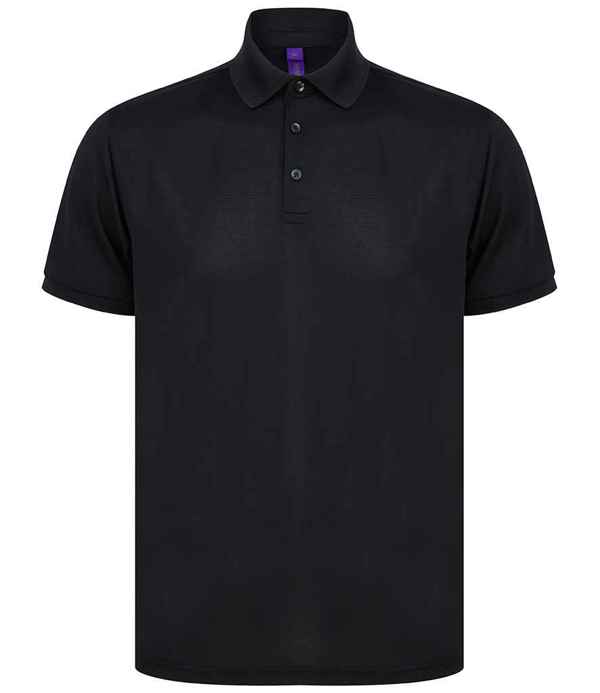 Henbury Recycled Polyester Piqué Polo Shirt