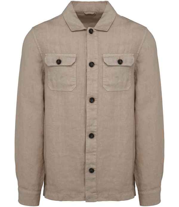 Spasso Linen Washed Overshirt