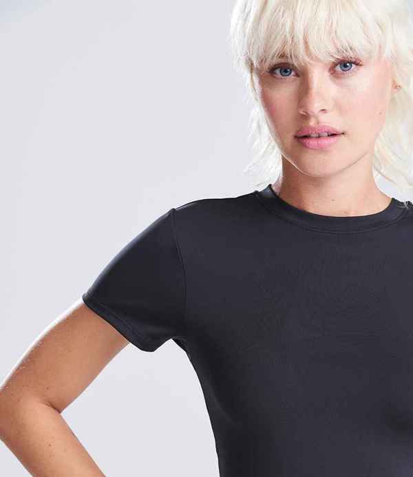 AWDis Ladies Cool Recycled Cropped T-Shirt