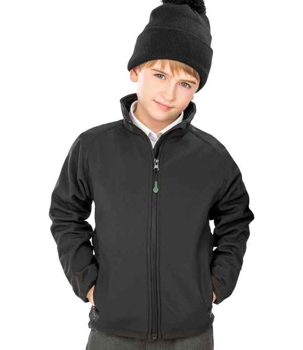 Result Recycled Kids Two Layer Printable Soft Shell Jacket