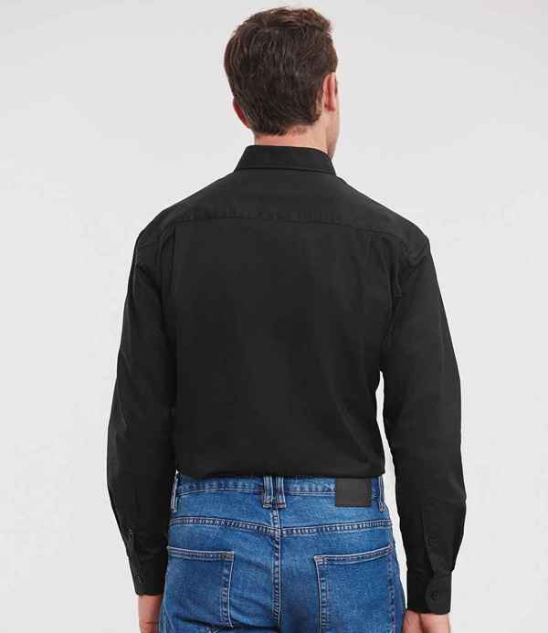 Russell Athletic Collection Long Sleeve Easy Care Oxford Shirt