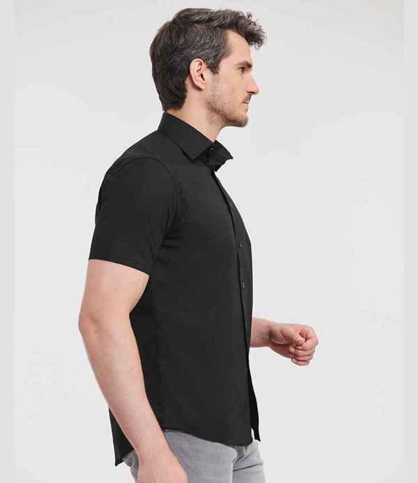 Russell Athletic Collection Short Sleeve Easy Care Fitted Shirt