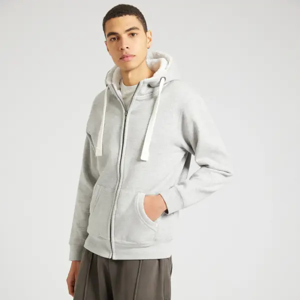 Sherpa Fleece Zip Hoodie