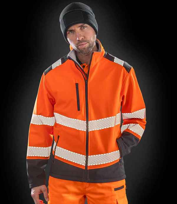 Result Safe-Guard Printable Ripstop Safety Soft Shell Jacket